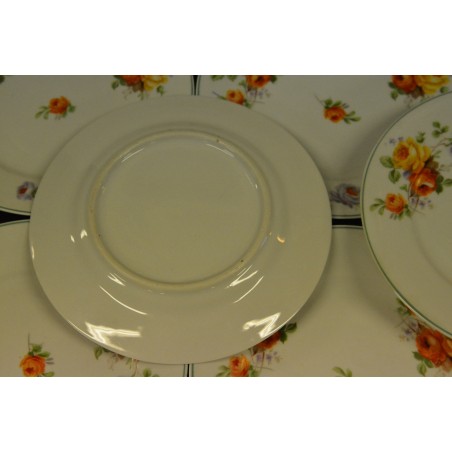 (n-4958/1) Roosilised salatitaldrikud, 8tk