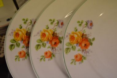 (n-4958/2) Roosilised praetaldrikud, 6tk