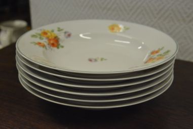 (n-4958/3) Roosilised supi-pastataldrikud, 6tk