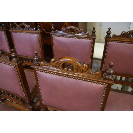 (12-019) 6 tk vanemat tammeraamis tooli