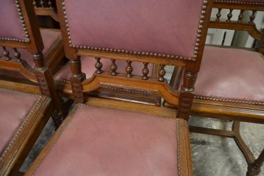 (12-019) 6 tk vanemat tammeraamis tooli