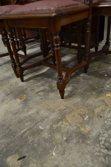 (12-019) 6 tk vanemat tammeraamis tooli