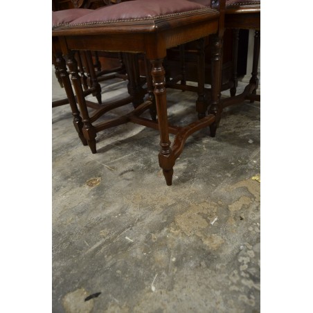 (12-019) 6 tk vanemat tammeraamis tooli