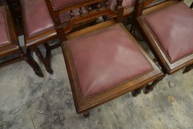 (12-019) 6 tk vanemat tammeraamis tooli