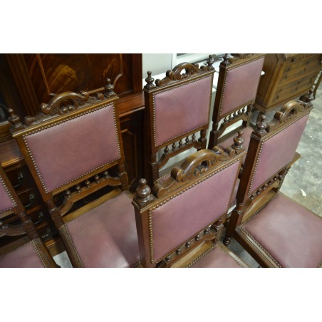 (12-019) 6 tk vanemat tammeraamis tooli