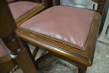 (12-019) 6 tk vanemat tammeraamis tooli