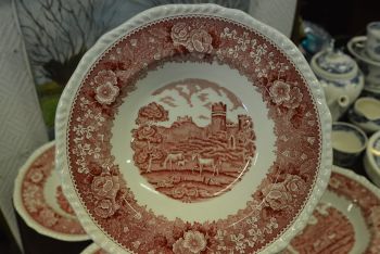 (n-5043) Adams English Scenic hobustega supi-pastataldrikud, 6tk 2