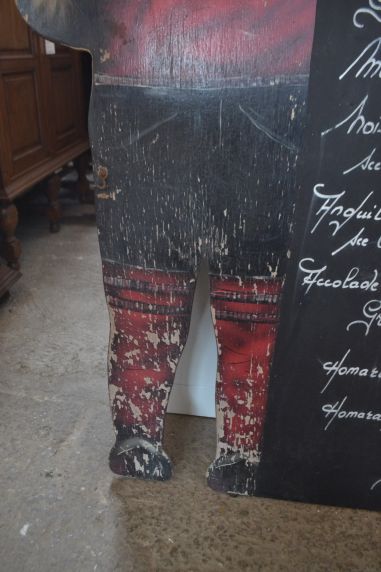 (6-608) Suur vana kalarestorani reklaamsilt