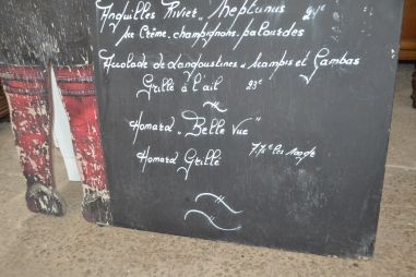 (6-608) Suur vana kalarestorani reklaamsilt