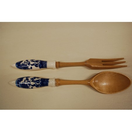 (n-5123) Salati serveerimiskahvel-lusikas, kompl.