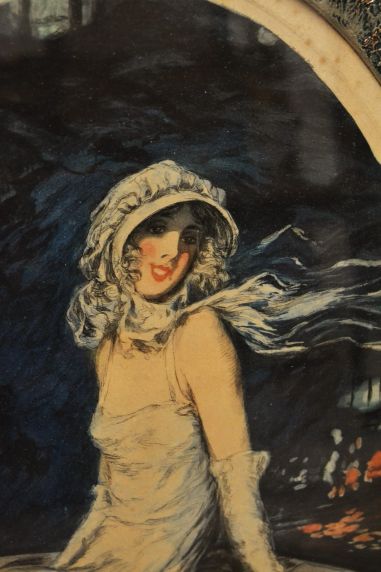 (P-835) Jugendlik naisega pilt, Paris 1923