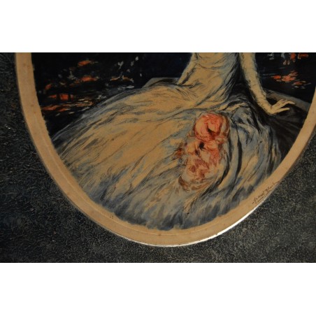 (P-835) Jugendlik naisega pilt, Paris 1923 (P-835) Jugendlik naisega pilt, Paris 1923