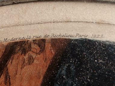 (P-835) Jugendlik naisega pilt, Paris 1923