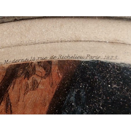 (P-835) Jugendlik naisega pilt, Paris 1923 (P-835) Jugendlik naisega pilt, Paris 1923