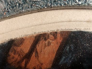 (P-835) Jugendlik naisega pilt, Paris 1923