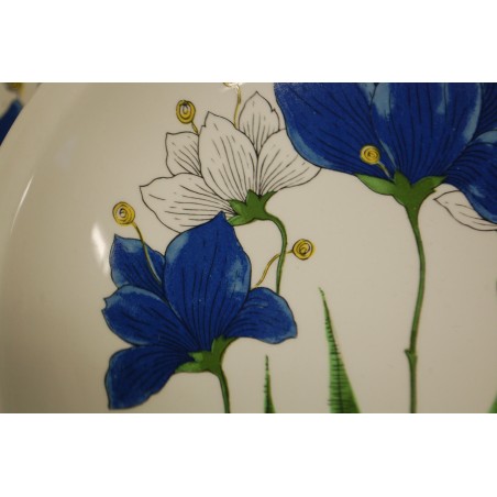 (n-5184/3)  Pontesa, lillelised pasta-risottotaldrikud, 6tk