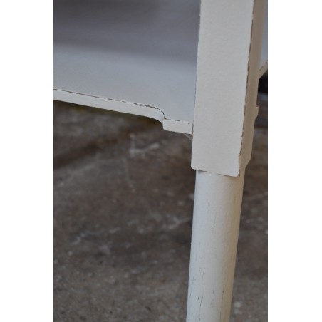 (10-798) Valge diivanilaud