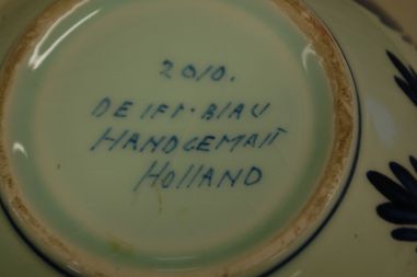 (n-5222) Delft-Blau käsitsimaalitud vaas