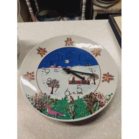 (n-3405) Weimar keraamilise sihverplaadiga seinakell