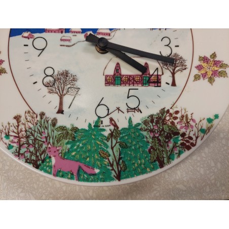 (n-3405) Weimar keraamilise sihverplaadiga seinakell