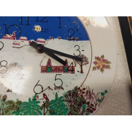 (n-3405) Weimar keraamilise sihverplaadiga seinakell