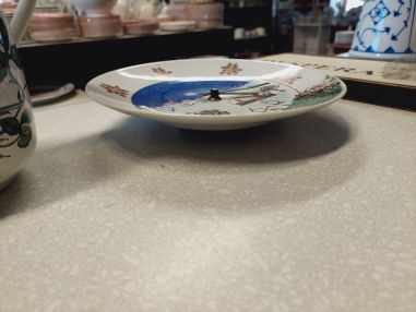 (n-3405) Weimar keraamilise sihverplaadiga seinakell