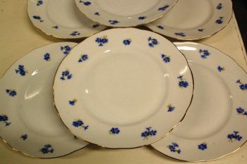 (n-5192/14)  Bavaria  rukkililledega salatitaldrikud, 6tk 2