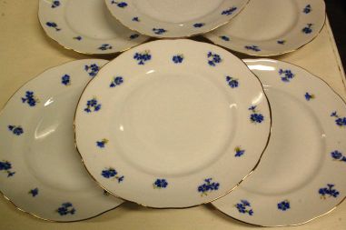 (n-5192/14)  Bavaria  rukkililledega salatitaldrikud, 6tk