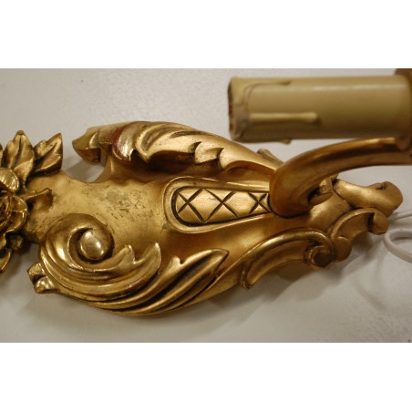 (L-301) Gustav stiilis puidust seinalamp