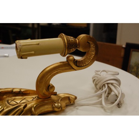 (L-301) Gustav stiilis puidust seinalamp