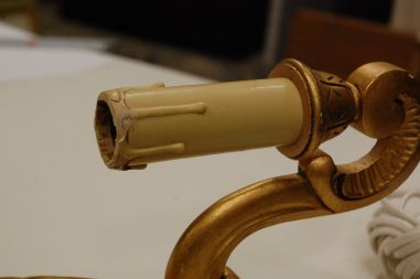 (L-301) Gustav stiilis puidust seinalamp