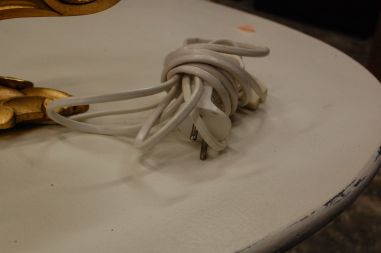 (L-301) Gustav stiilis puidust seinalamp