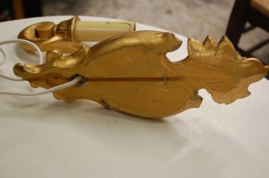 (L-301) Gustav stiilis puidust seinalamp