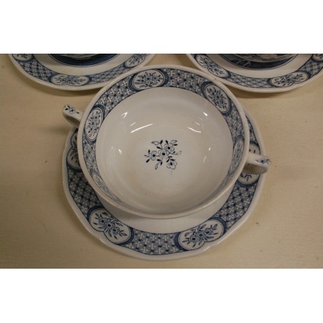 (n-5301/4)  Furnivals Limited Old Chelsea Rd nr 647812, pujongitassid-taldrikud, 3tk