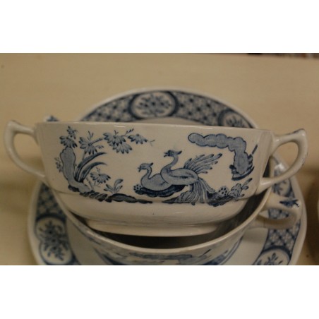 (n-5301/4)  Furnivals Limited Old Chelsea Rd nr 647812, pujongitassid-taldrikud, 3tk