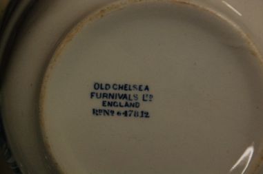 (n-5301/4)  Furnivals Limited Old Chelsea Rd nr 647812, pujongitassid-taldrikud, 3tk