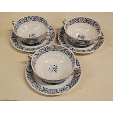 (n-5301/4)  Furnivals Limited Old Chelsea Rd nr 647812, pujongitassid-taldrikud, 3tk