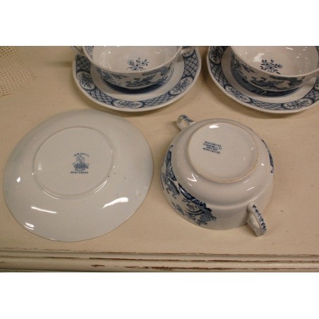 (n-5301/4)  Furnivals Limited Old Chelsea Rd nr 647812, pujongitassid-taldrikud, 3tk