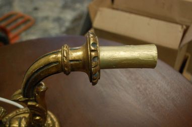 (L-318)  Seinalamp puidust korpusega 1 tk