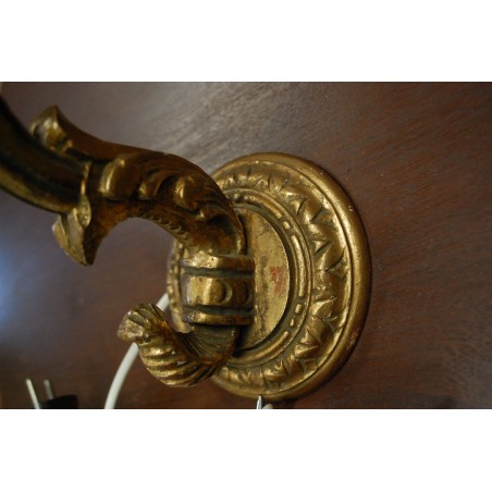 (L-318)  Seinalamp puidust korpusega 1 tk