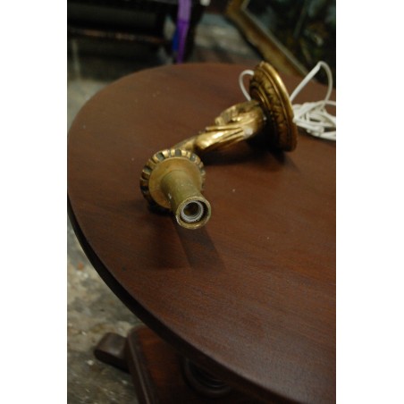 (L-318)  Seinalamp puidust korpusega 1 tk