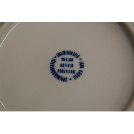 (n-5312/2) Wellco Krefeld Porzellan, sibulamustriga kauss
