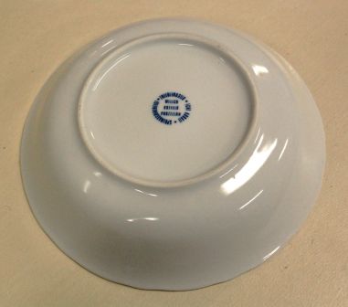 (n-5312/2) Wellco Krefeld Porzellan, sibulamustriga kauss