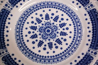 (n-5313/4) Jlmenau  Graf von Henneberg Echt Kobalt salatitaldrikud, 6tk