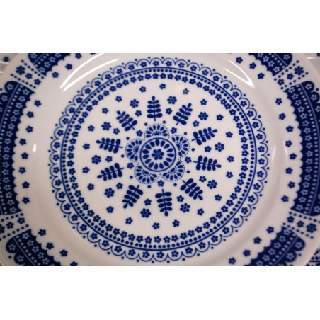 (n-5313/4) Jlmenau  Graf von Henneberg Echt Kobalt salatitaldrikud, 6tk