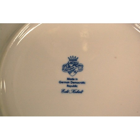 (n-5313/4) Jlmenau  Graf von Henneberg Echt Kobalt salatitaldrikud, 6tk