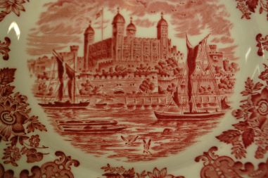 (n-5318/1) Enoch Wedgwood, Royal homes of Britain, salatitaldrikud, 6tk