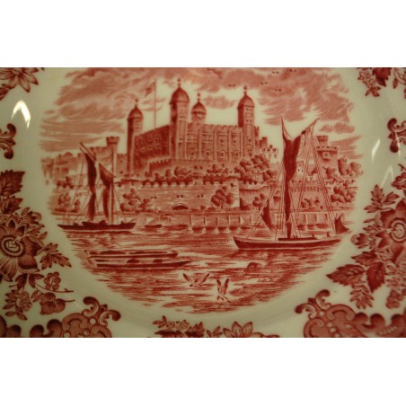 (n-5318/1) Enoch Wedgwood, Royal homes of Britain, salatitaldrikud, 6tk