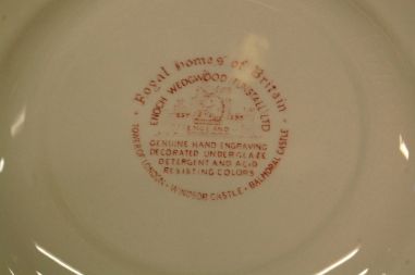 (n-5318/1) Enoch Wedgwood, Royal homes of Britain, salatitaldrikud, 6tk