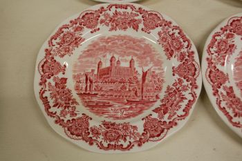 (n-5318/1) Enoch Wedgwood, Royal homes of Britain, salatitaldrikud, 6tk 2